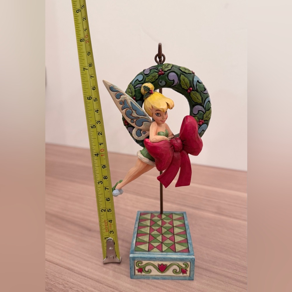 Jim Shore Disney Traditions Tinker Bell Christmas Wreath 4023547 Statue